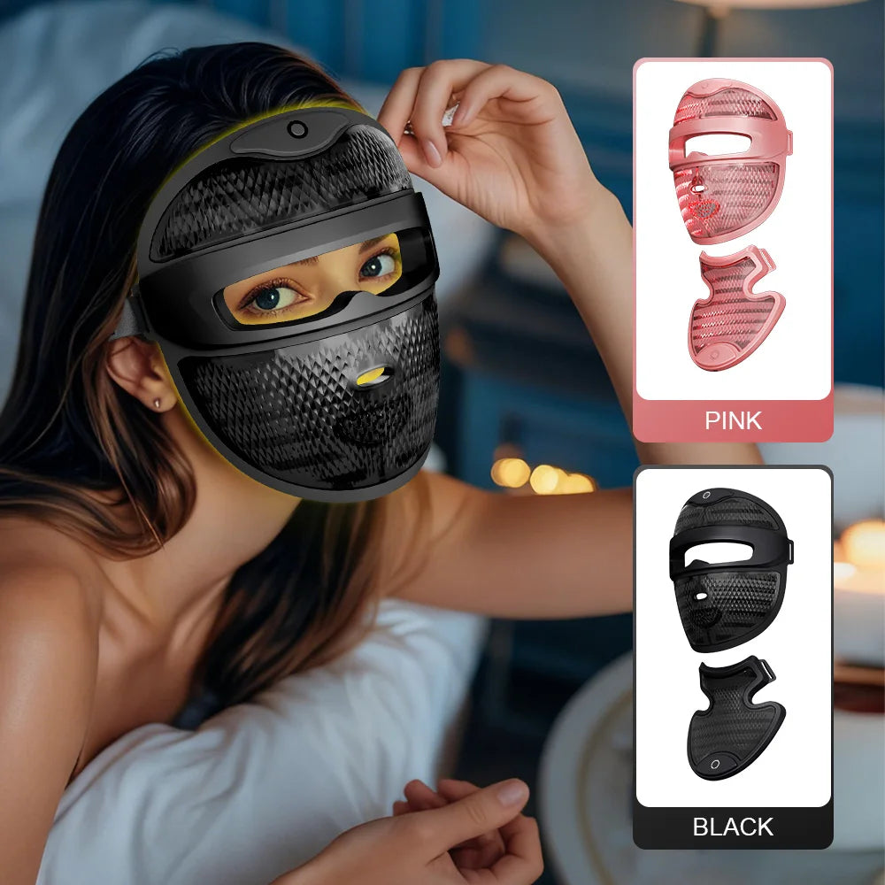 7-Color LED Light Therapy Face & Neck Mask
